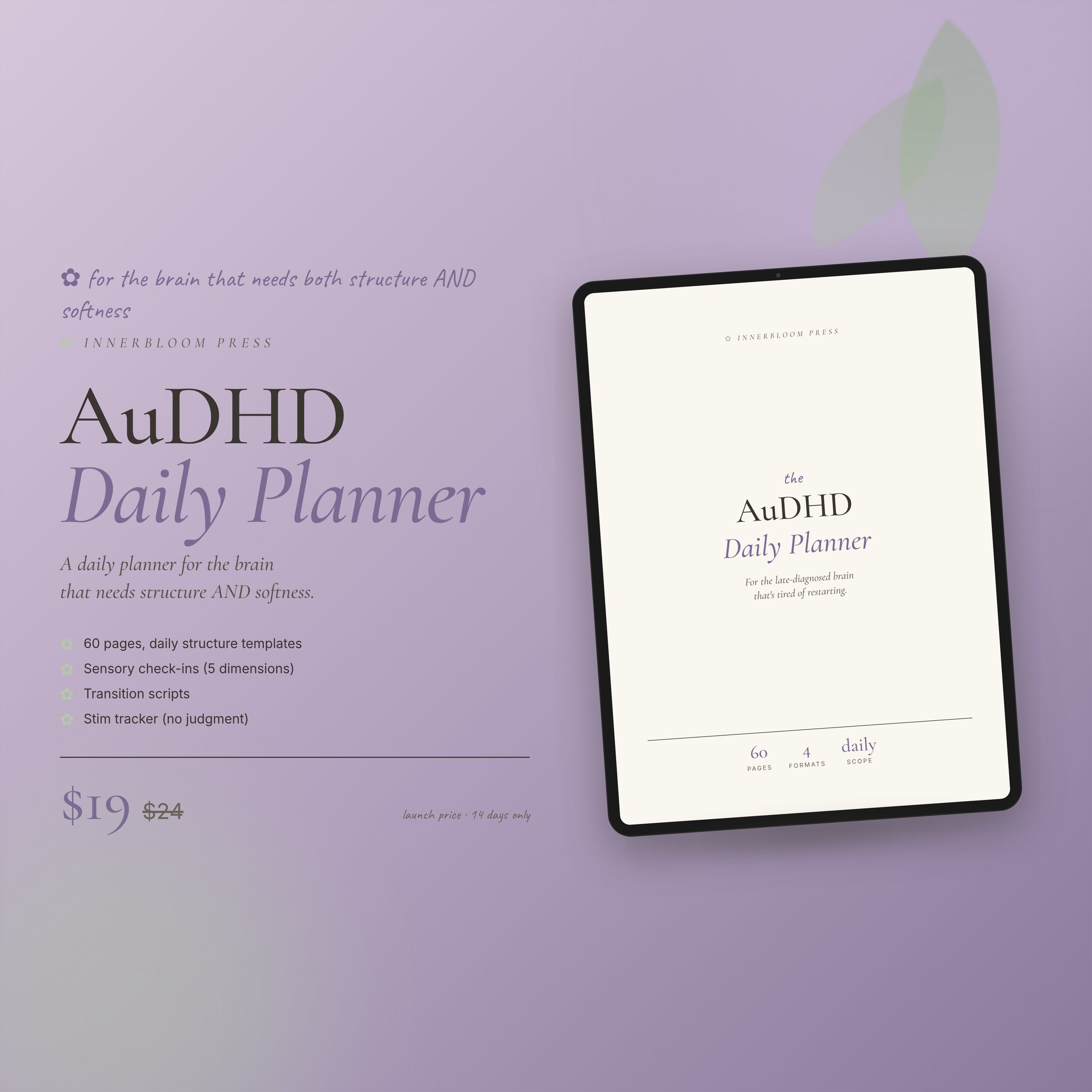AuDHD Daily Planner
