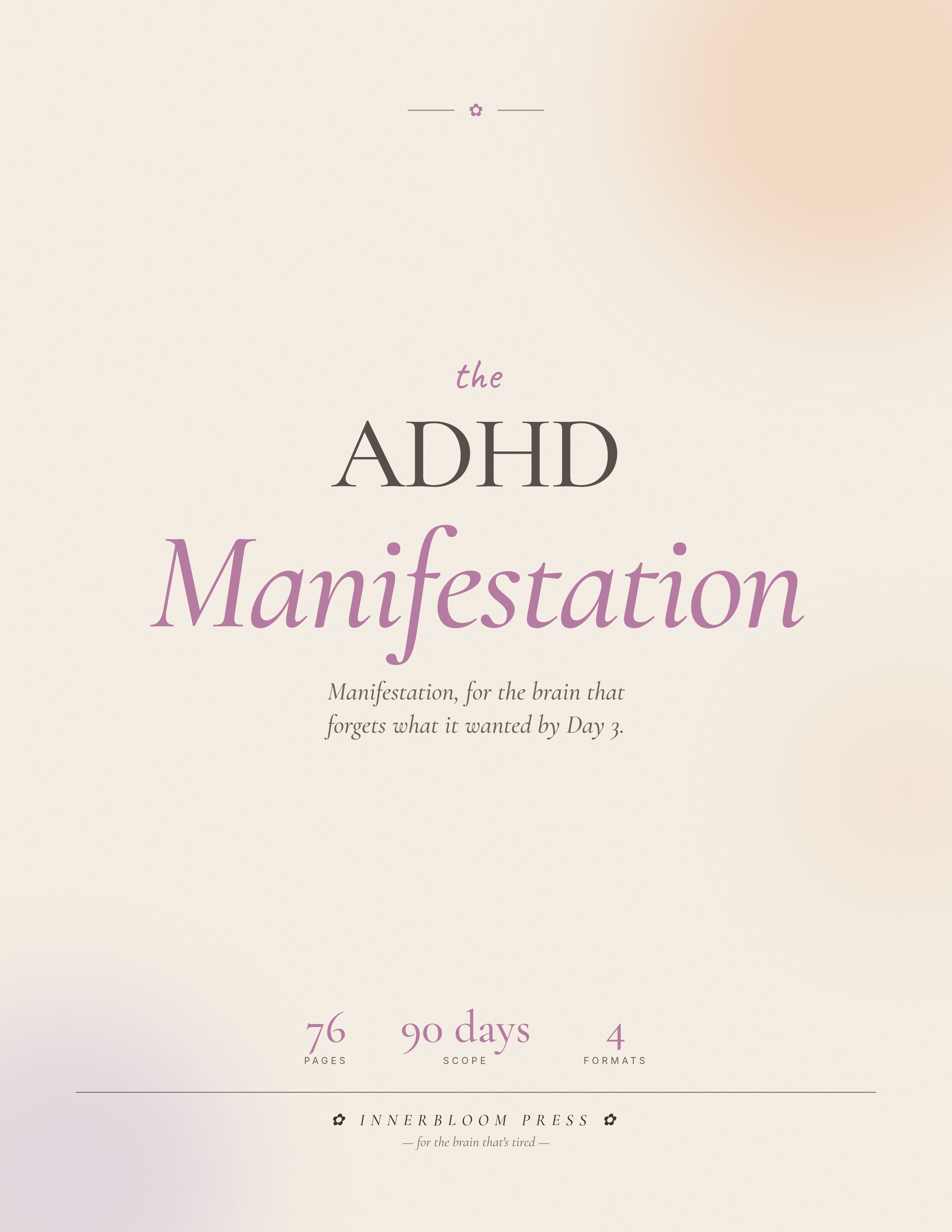 ADHD Manifestation Journal