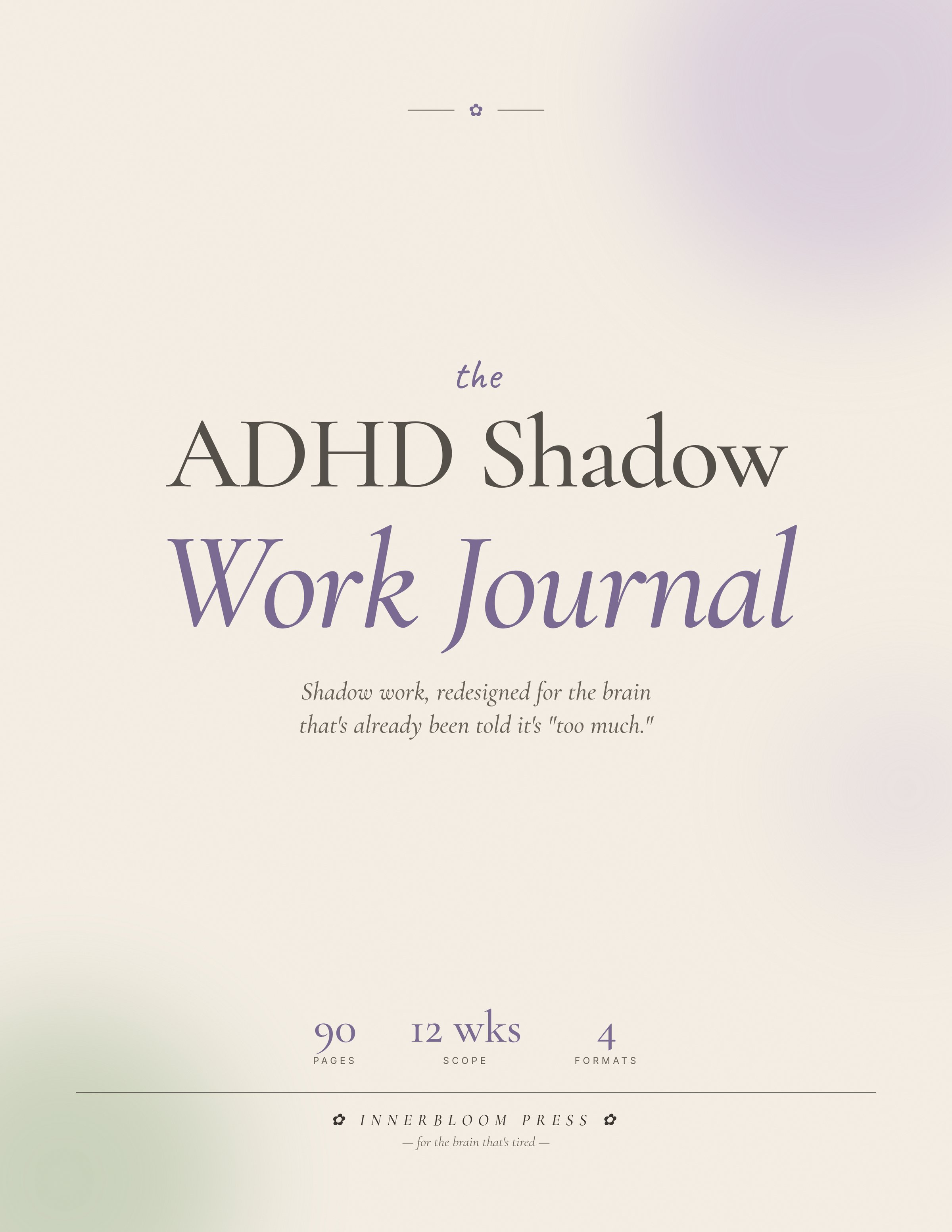 ADHD Shadow Work Journal