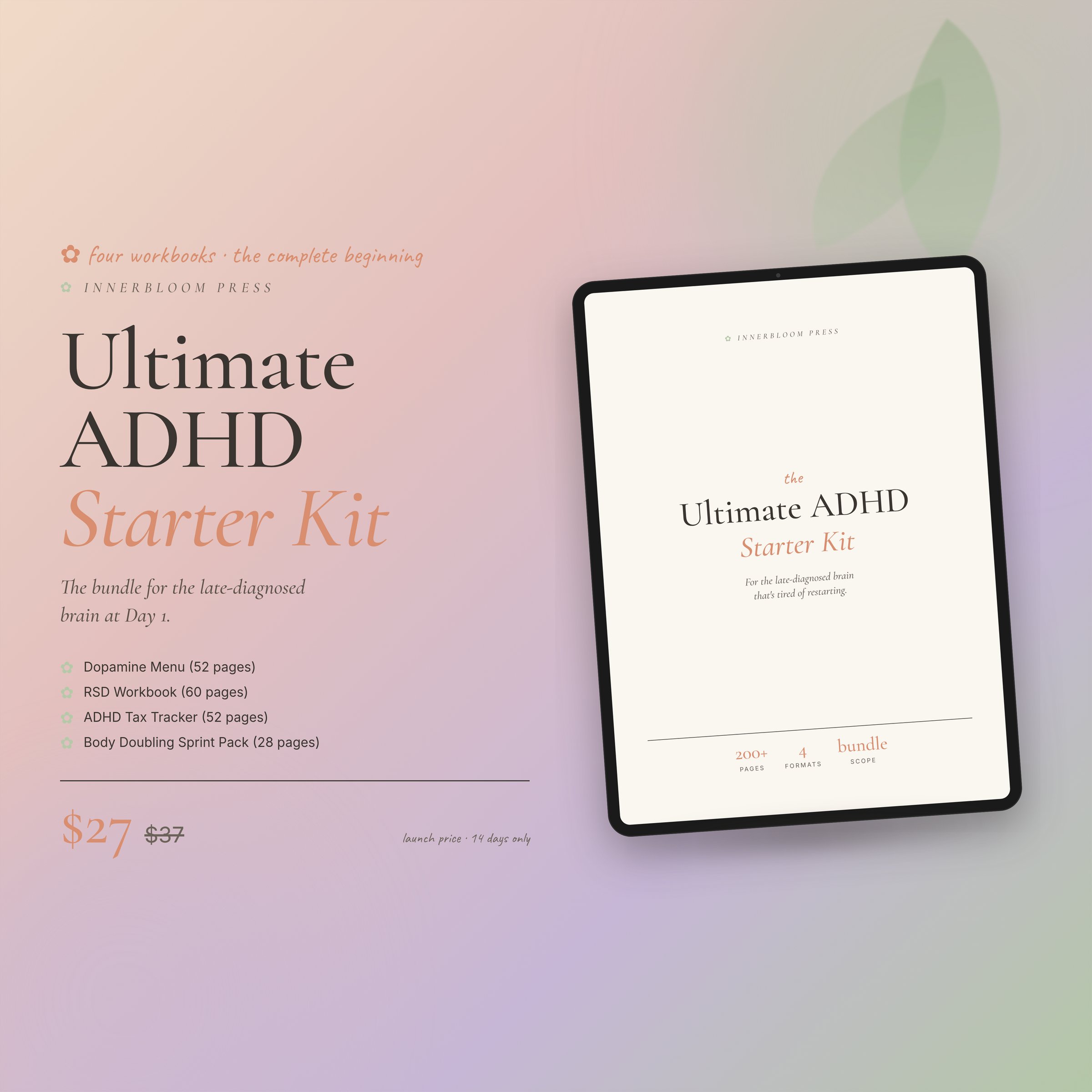 InnerBloom Ultimate ADHD Starter Kit Bundle