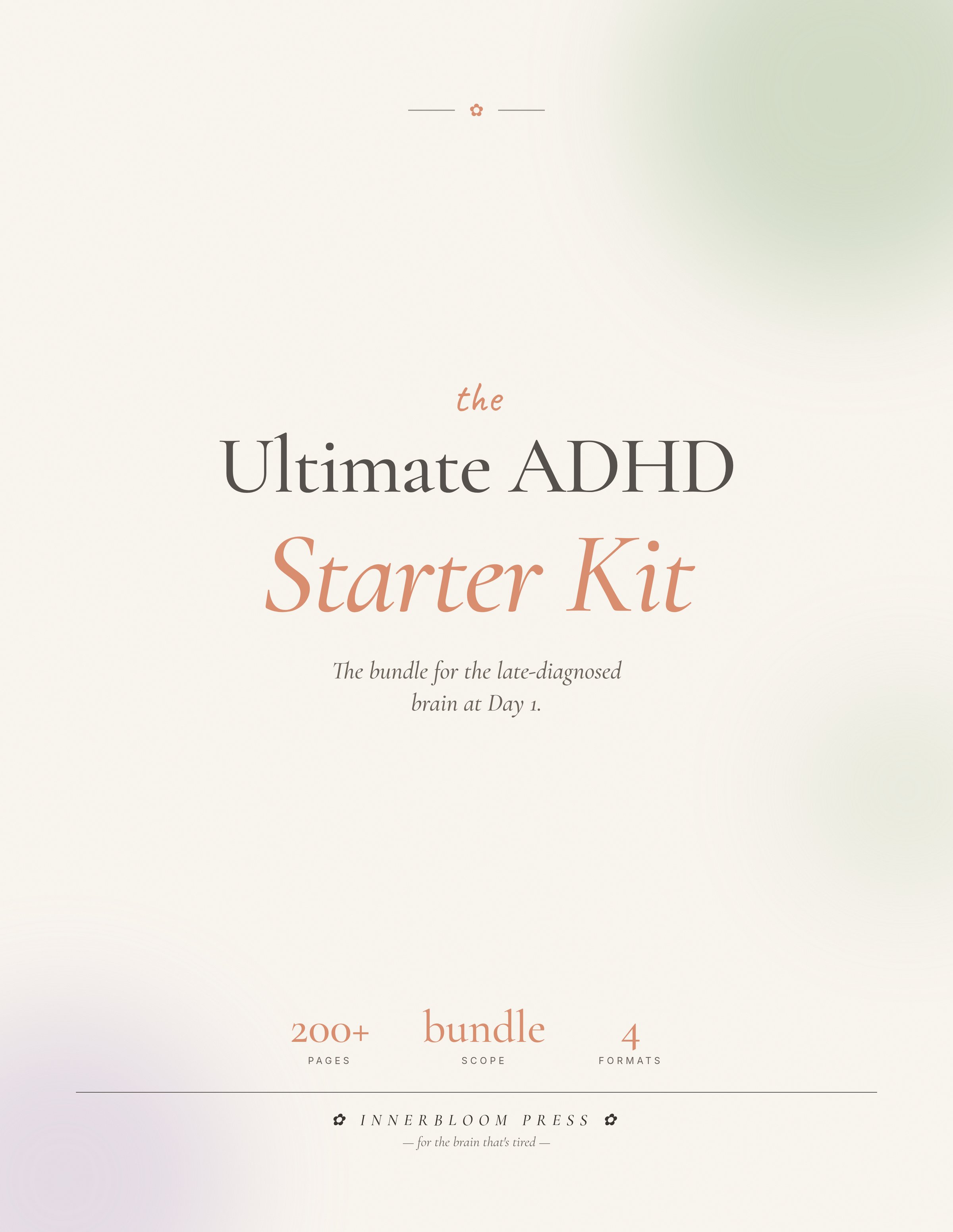 InnerBloom Ultimate ADHD Starter Kit Bundle